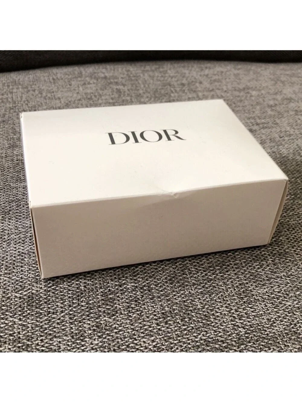 Dior Sauvage Men’s Face Hand Towel Navy Blue Logo Cotton Authentic